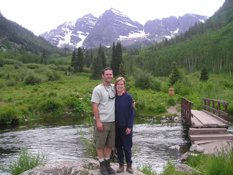 Me and Ann at the Maroon Bells